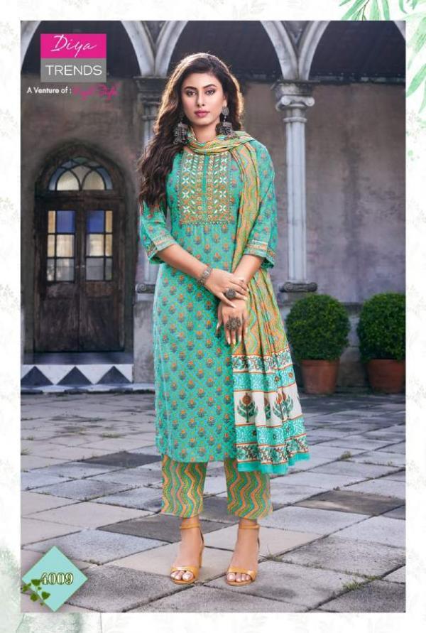 Kajal Odhani 4 Classy Cotton Designer Readymade Suit Collection